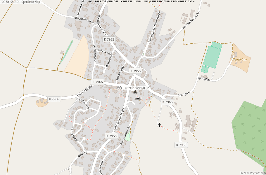 Karte Von Wolpertswende Deutschland