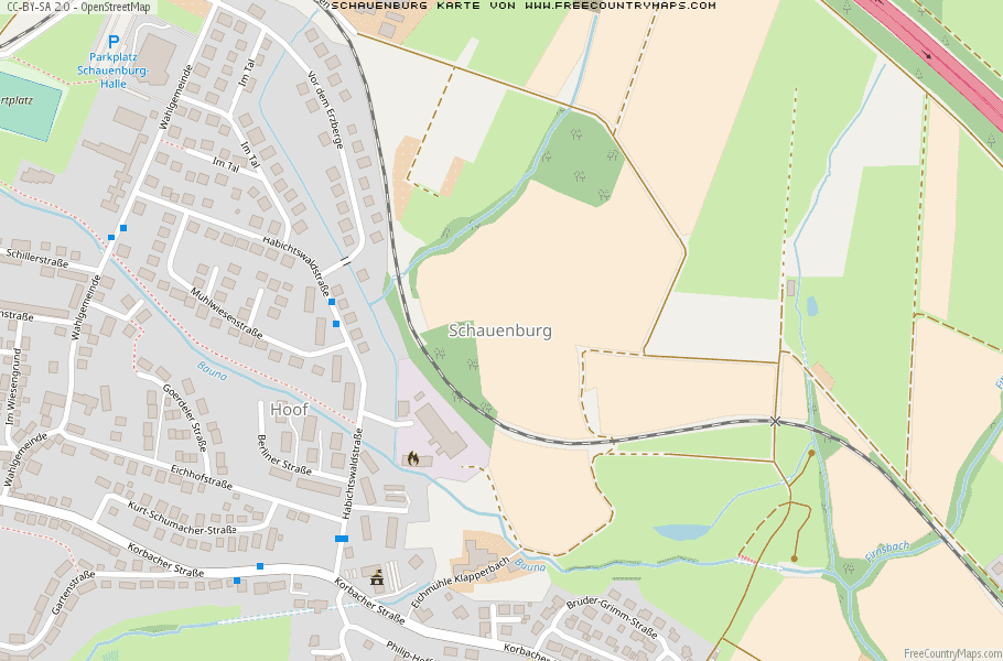 Karte Von Schauenburg Deutschland