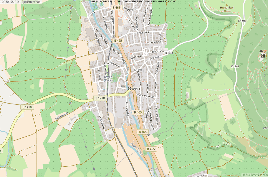 Karte Von Owen Deutschland
