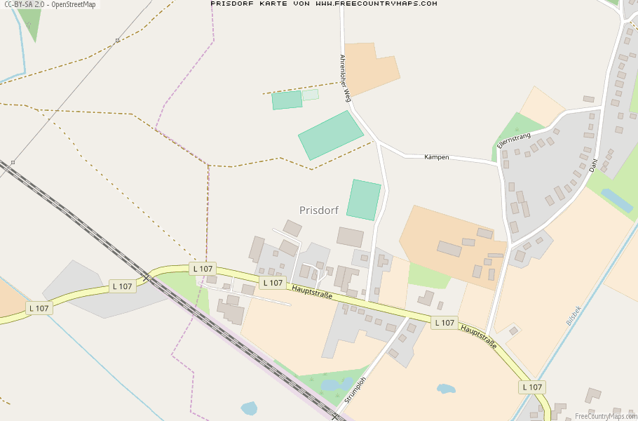 Karte Von Prisdorf Deutschland