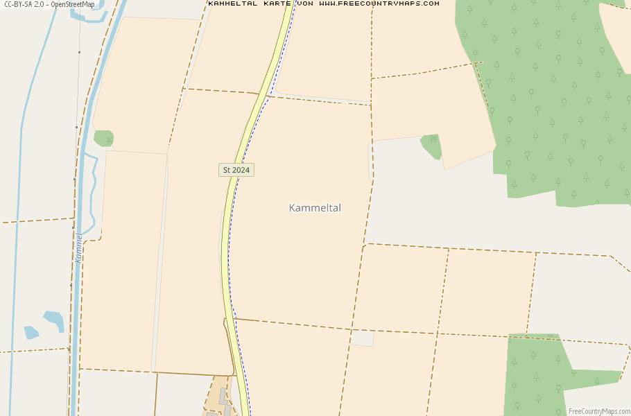 Karte Von Kammeltal Deutschland