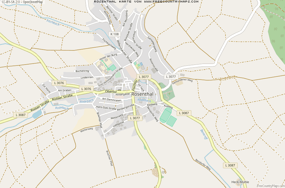 Karte Von Rosenthal Deutschland