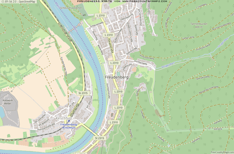 Karte Von Freudenberg Deutschland