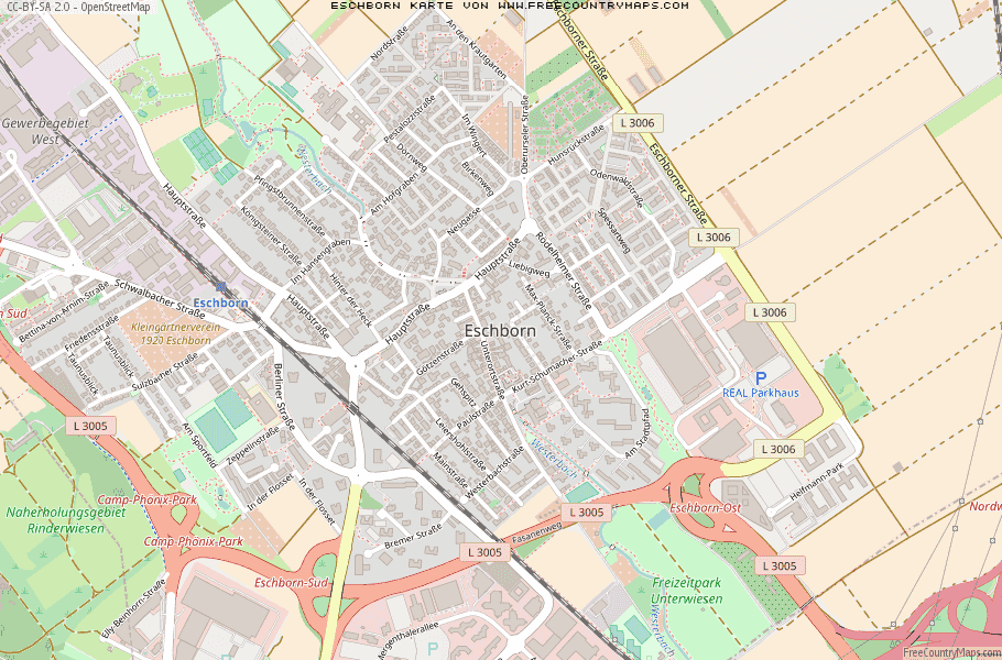 Karte Von Eschborn Deutschland