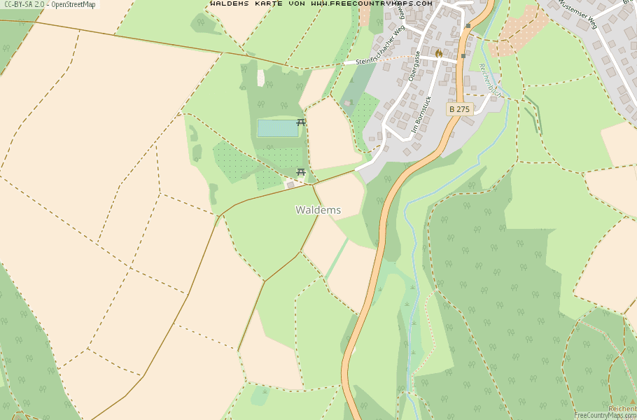 Karte Von Waldems Deutschland