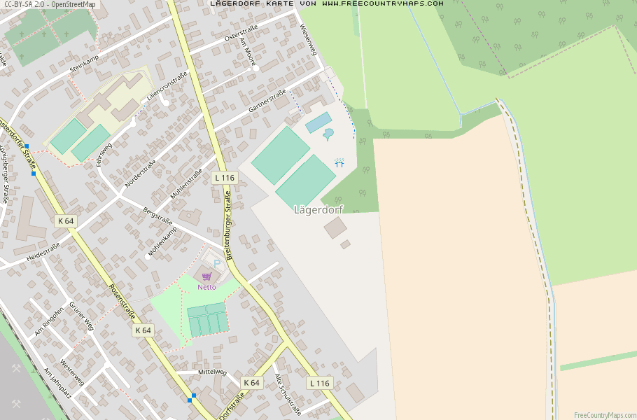 Karte Von Lägerdorf Deutschland