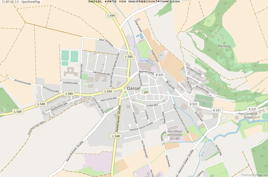 Karte Von Dassel Deutschland