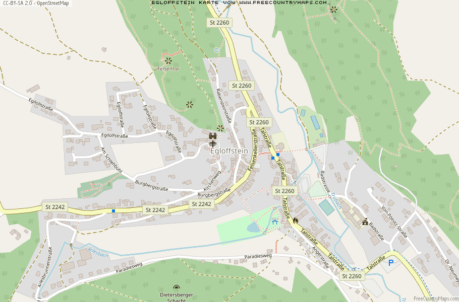 Karte Von Egloffstein Deutschland