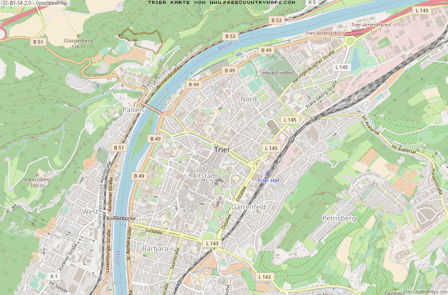 Karte Von Trier Deutschland