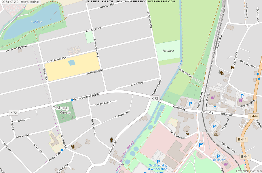 Karte Von Ilsede Deutschland