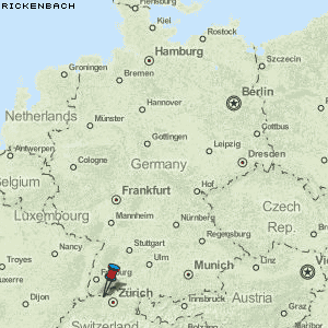 Rickenbach Karte Deutschland