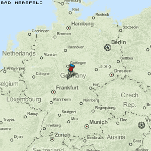 Bad Hersfeld Karte Deutschland