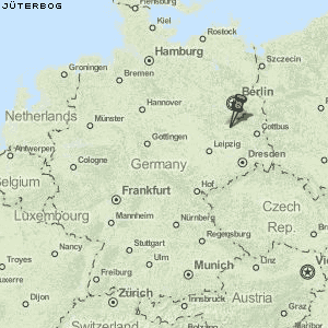 Jüterbog Karte Deutschland