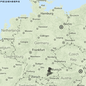 Peißenberg Karte Deutschland