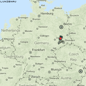 Lunzenau Karte Deutschland