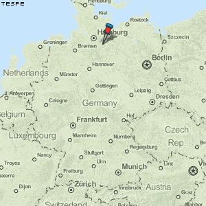Tespe Karte Deutschland