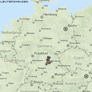 Leutershausen Karte Deutschland