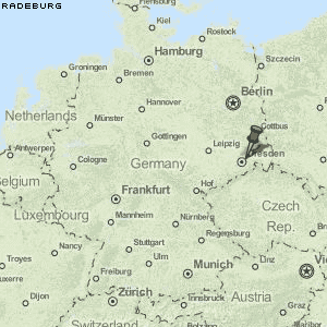 Radeburg Karte Deutschland