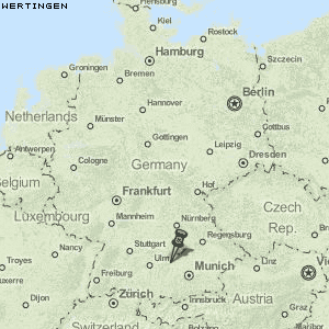 Wertingen Karte Deutschland