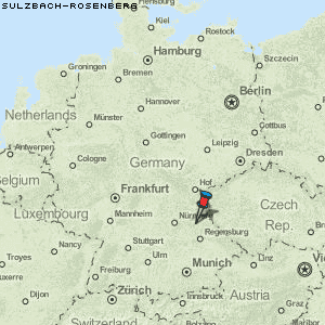 Sulzbach-Rosenberg Karte Deutschland