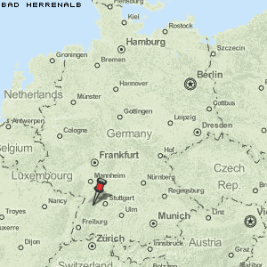 Bad Herrenalb Karte Deutschland