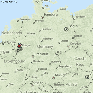 Monschau Karte Deutschland