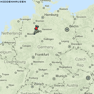 Hiddenhausen Karte Deutschland