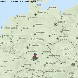 Wendlingen am Neckar Karte Deutschland