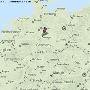 Bad Gandersheim Karte Deutschland