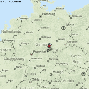 Bad Rodach Karte Deutschland