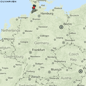 Cuxhaven Karte Deutschland