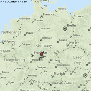 Kreuzwertheim Karte Deutschland