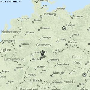 Altertheim Karte Deutschland
