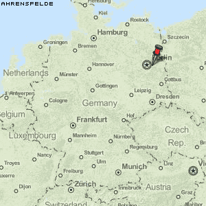 Ahrensfelde Karte Deutschland