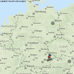 Obertaufkirchen Karte Deutschland