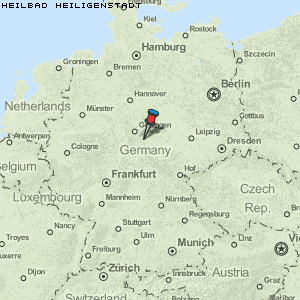 Heilbad Heiligenstadt Karte Deutschland
