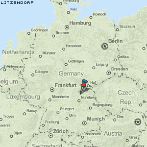 Litzendorf Karte Deutschland