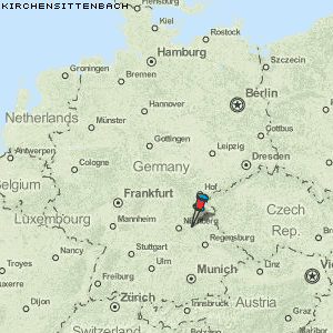Kirchensittenbach Karte Deutschland
