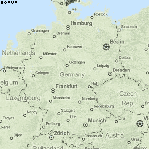 Sörup Karte Deutschland