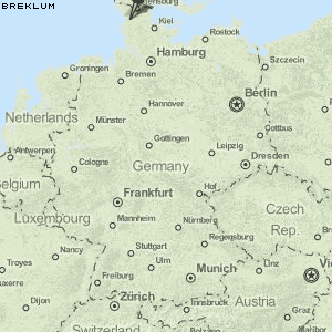 Breklum Karte Deutschland