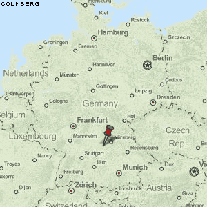 Colmberg Karte Deutschland