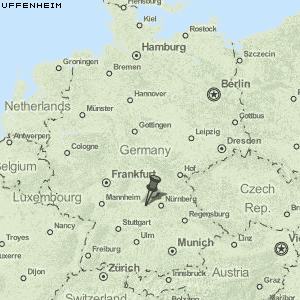 Uffenheim Karte Deutschland