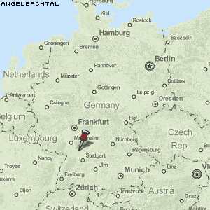 Angelbachtal Karte Deutschland