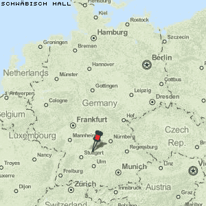 Schwäbisch Hall Karte Deutschland