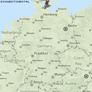 Schwentinental Karte Deutschland