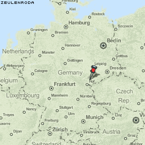 Zeulenroda Karte Deutschland