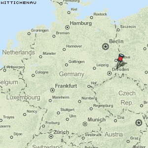 Wittichenau Karte Deutschland