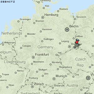 Sebnitz Karte Deutschland