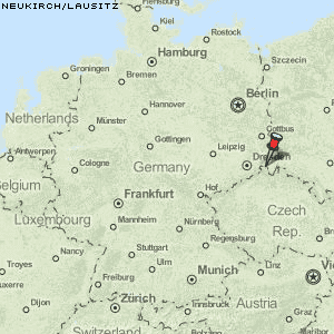 Neukirch/Lausitz Karte Deutschland