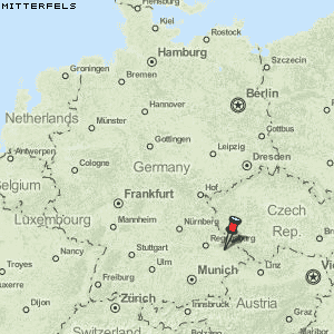 Mitterfels Karte Deutschland